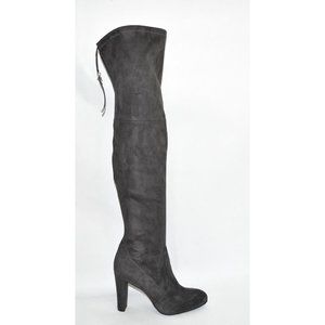 Sam Edelman 'kent' Sz 10 Over-the-Knee Dark Gray Suede Boots OTK T3